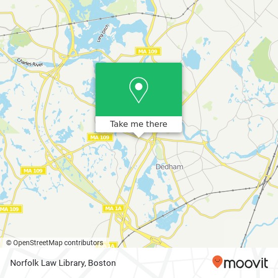 Norfolk Law Library map