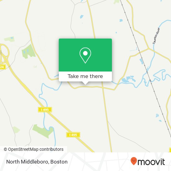 Mapa de North Middleboro