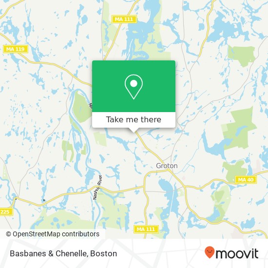 Basbanes & Chenelle map