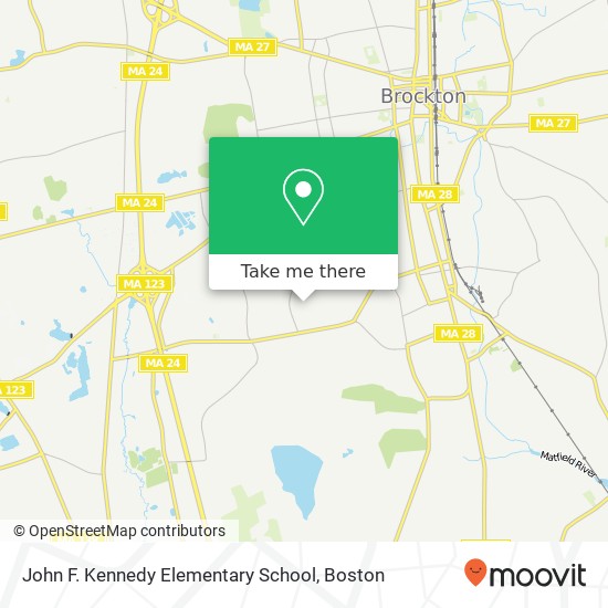 Mapa de John F. Kennedy Elementary School