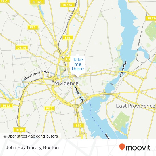 John Hay Library map