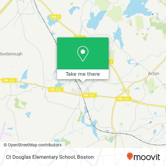 Ct Douglas Elementary School map