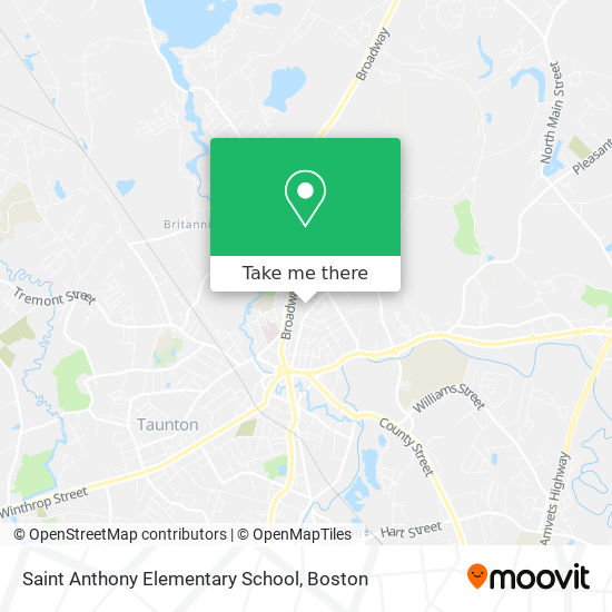 Saint Anthony Elementary School map