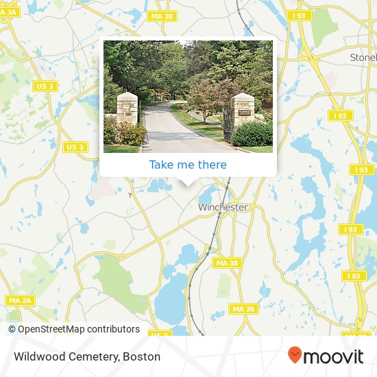 Wildwood Cemetery map