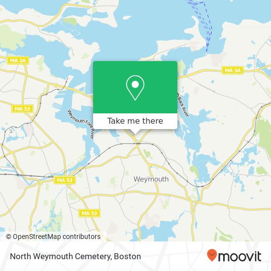 North Weymouth Cemetery map