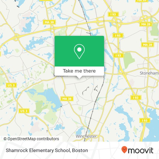 Shamrock Elementary School map