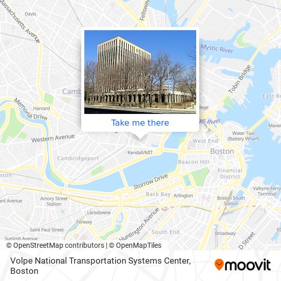 Volpe National Transportation Systems Center map