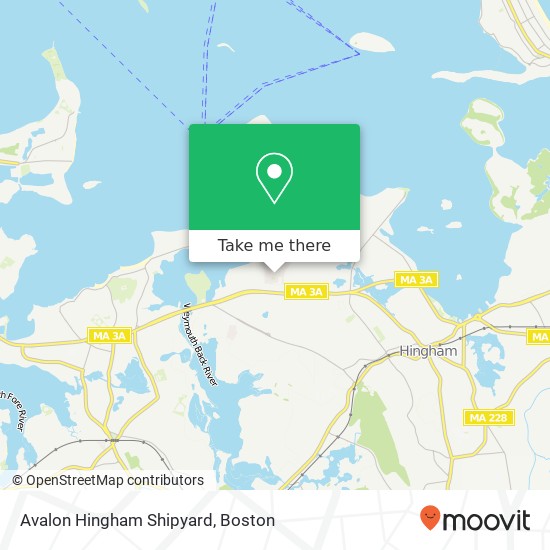 Avalon Hingham Shipyard map