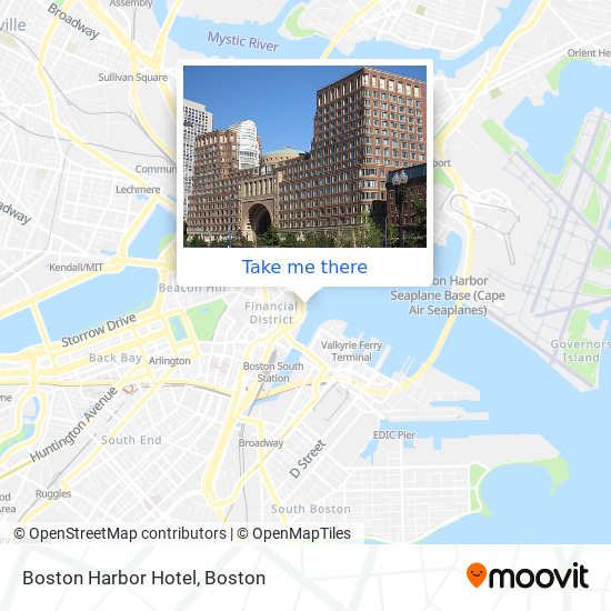 Boston Harbor Hotel map