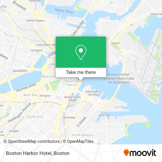 Boston Harbor Hotel map
