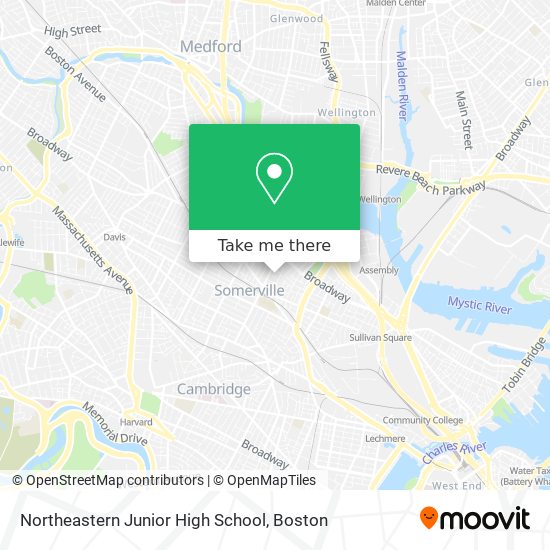 Northeastern Junior High School map
