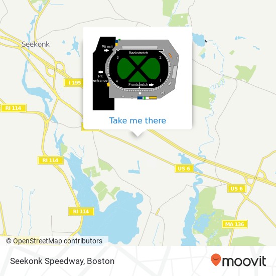 Seekonk Speedway map