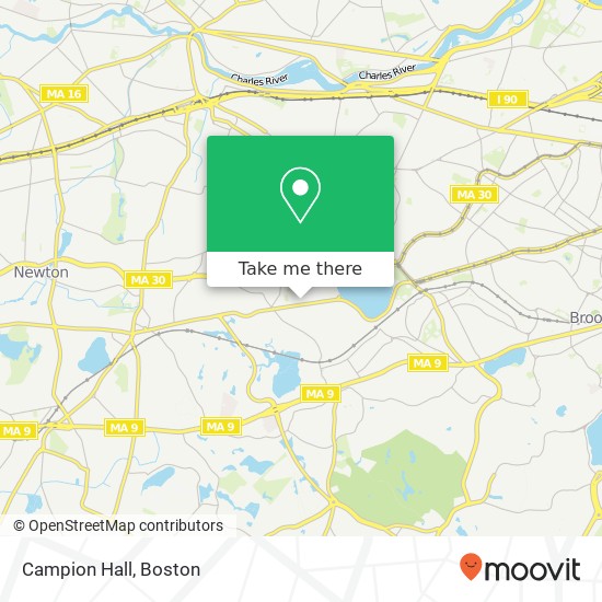 Mapa de Campion Hall