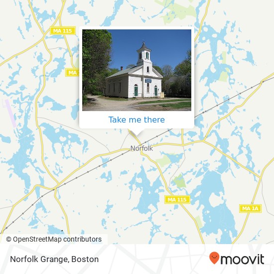 Mapa de Norfolk Grange