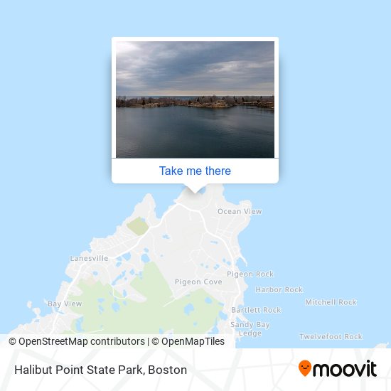 Mapa de Halibut Point State Park