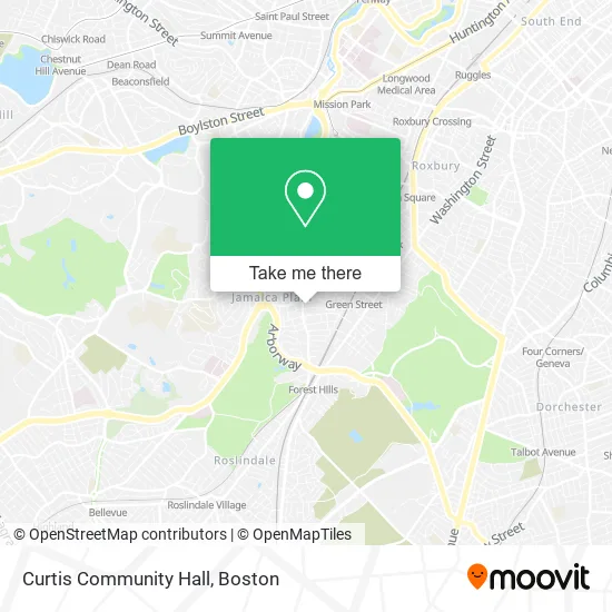 Mapa de Curtis Community Hall