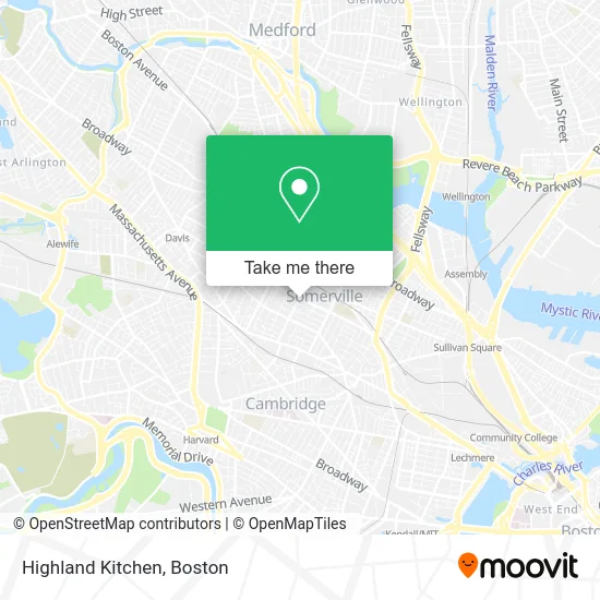 Highland Kitchen map