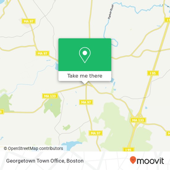 Georgetown Town Office map