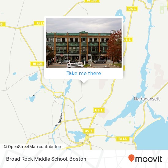 Broad Rock Middle School map