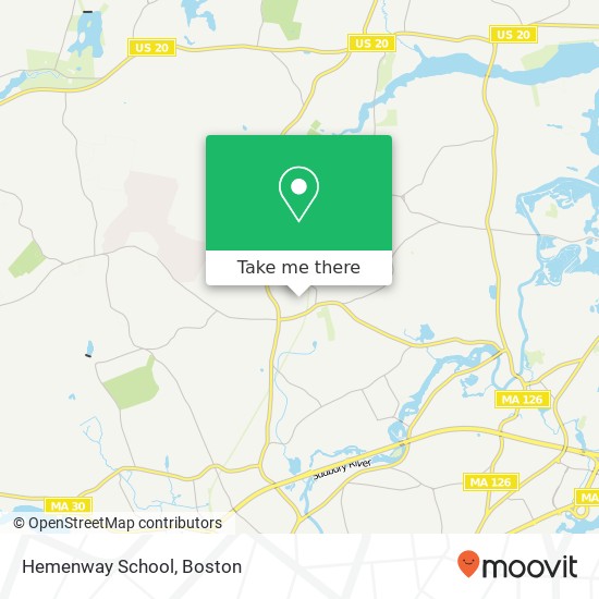 Hemenway School map
