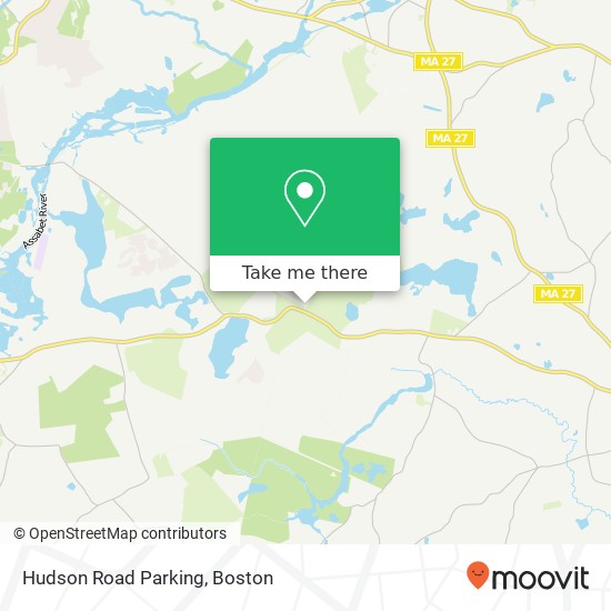 Mapa de Hudson Road Parking