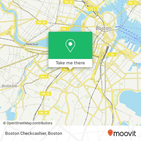 Mapa de Boston Checkcashier