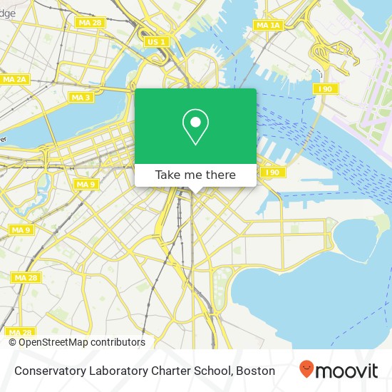 Mapa de Conservatory Laboratory Charter School