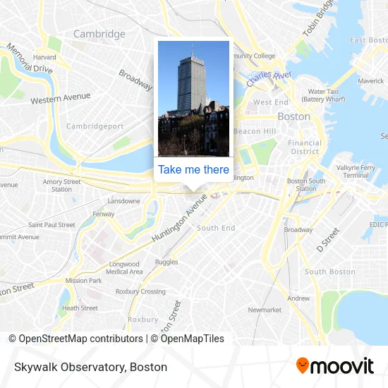 Skywalk Observatory map