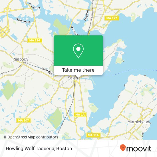 Mapa de Howling Wolf Taqueria