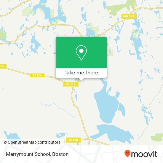 Merrymount School map