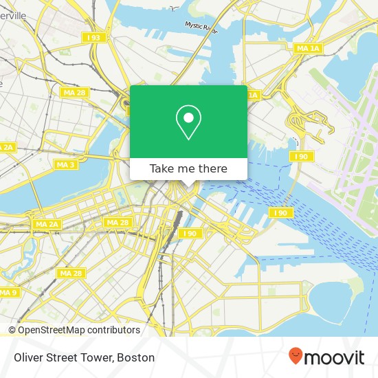 Mapa de Oliver Street Tower