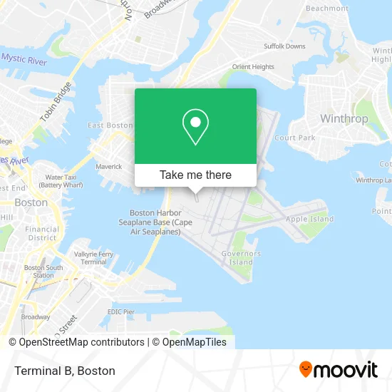 Mapa de Terminal B