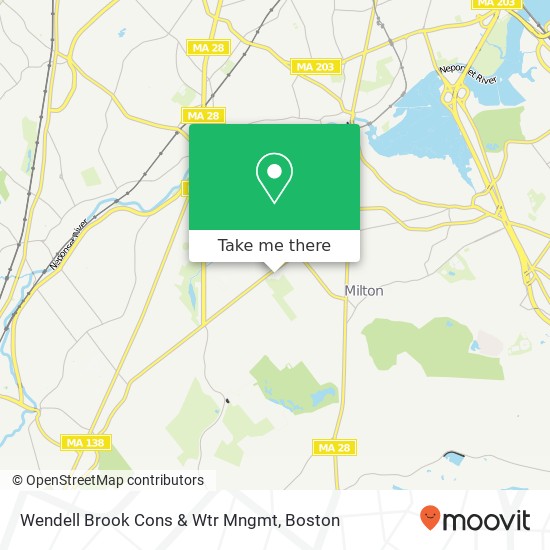 Mapa de Wendell Brook Cons & Wtr Mngmt