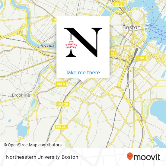 Northeastern University map