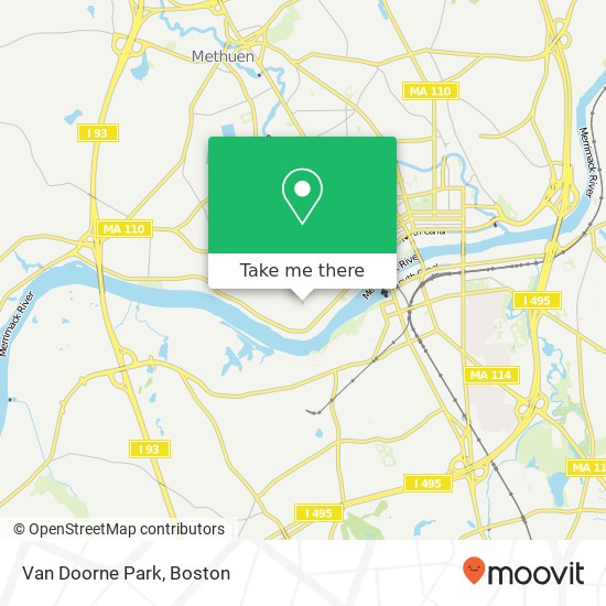 Mapa de Van Doorne Park