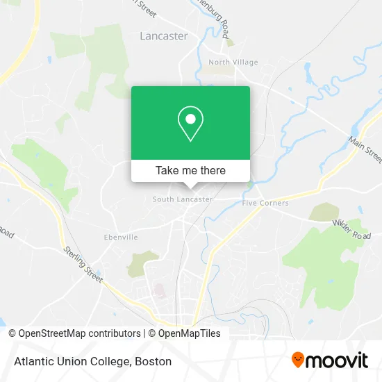 Atlantic Union College map