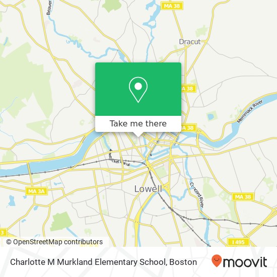 Mapa de Charlotte M Murkland Elementary School