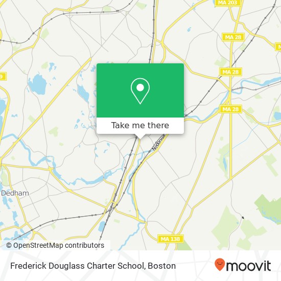 Mapa de Frederick Douglass Charter School