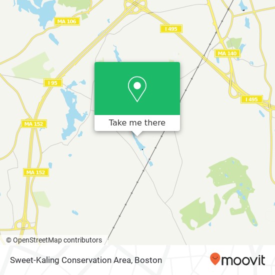 Mapa de Sweet-Kaling Conservation Area