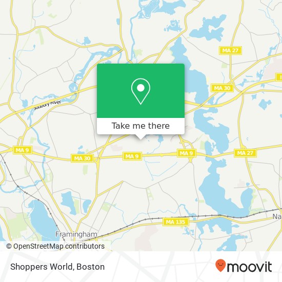 Shoppers World map
