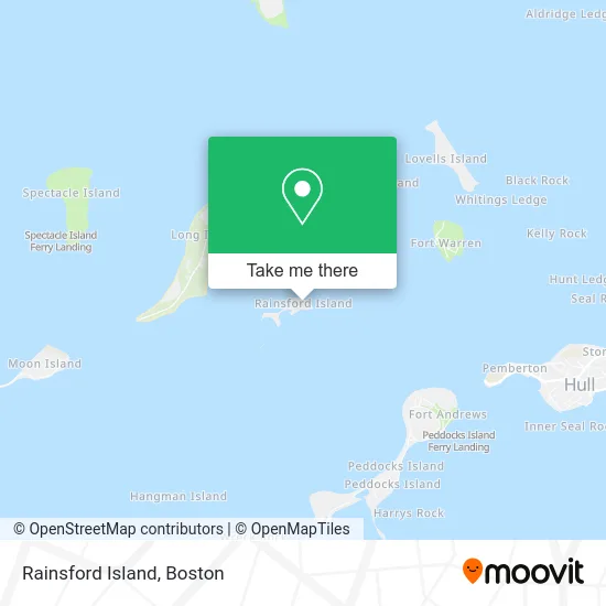Rainsford Island map