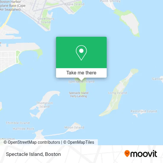 Spectacle Island map