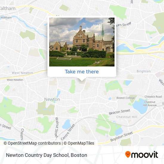 Mapa de Newton Country Day School