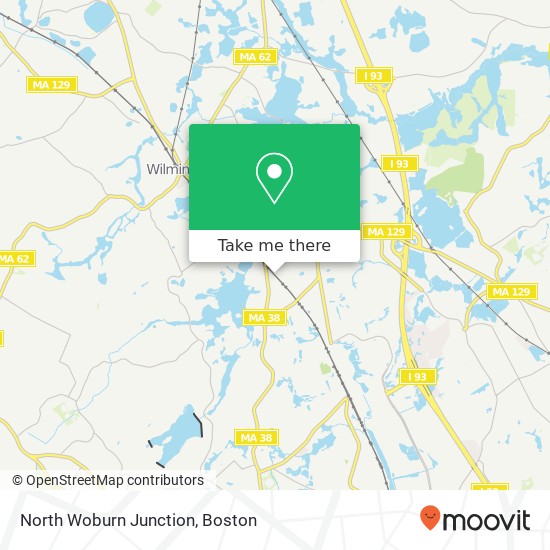 Mapa de North Woburn Junction