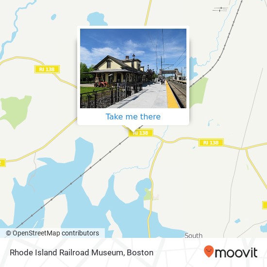 Mapa de Rhode Island Railroad Museum