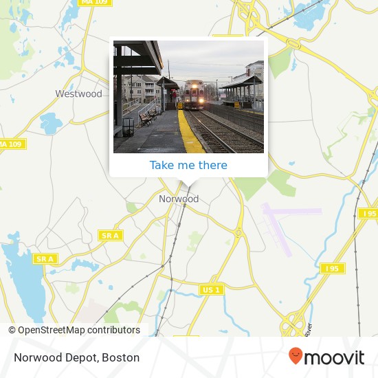 Mapa de Norwood Depot