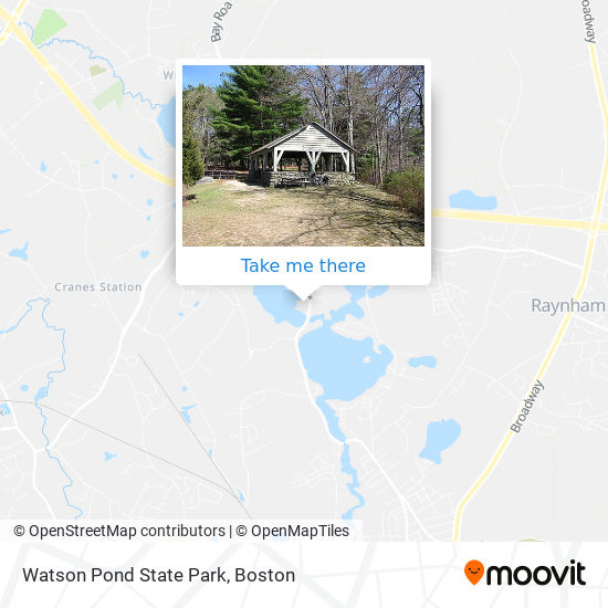 Watson Pond State Park map