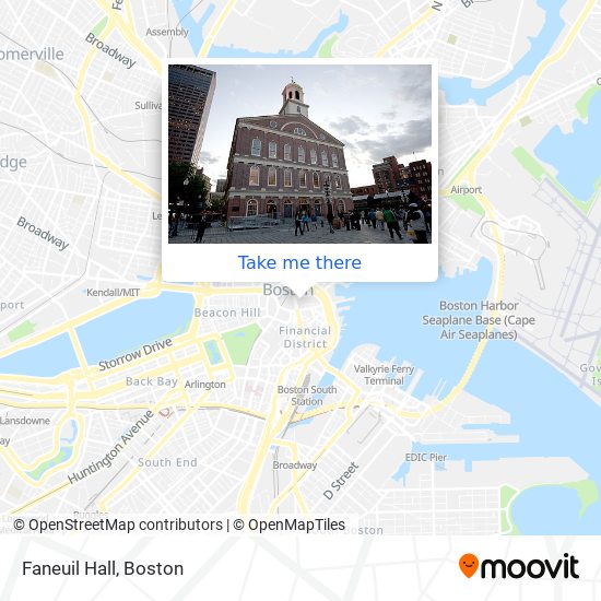 Faneuil Hall map