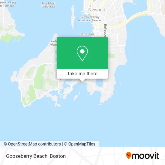 Gooseberry Beach map