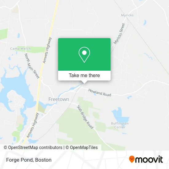 Forge Pond map
